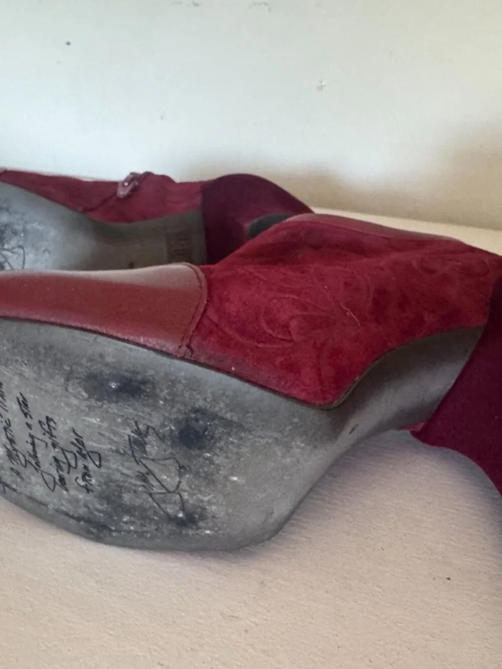 John Fluevog Balthazar Voyageur: Burgundy Size 8